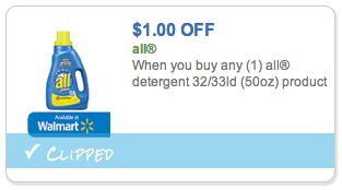 All Detergent Coupon