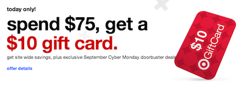 Target Cyber Monday Sale