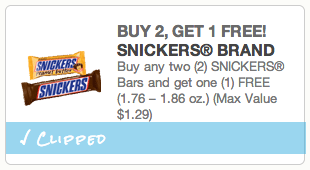 Snickers Coupon