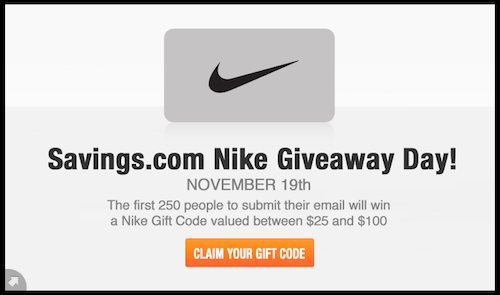 Nike Flash Giveaway