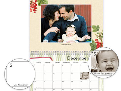 Shutterfly Wall Calendar