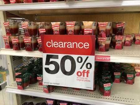 Target Glade Winter Candles Clearance
