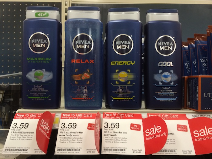 Target: Nivea Body Wash Only $0.42 After Coupons and Gift Card!