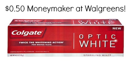 Colgate Optic White Walgreens Deal