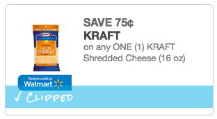 Kraft Shredded Cheese Printable Coupon