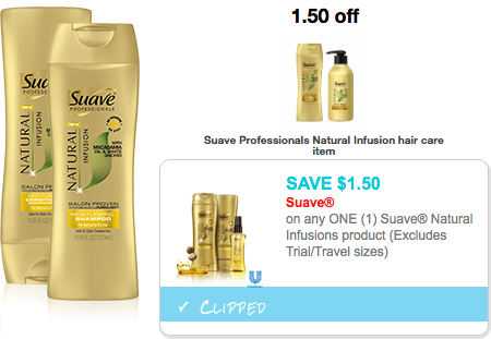 Target FREE Suave Natural Infusions