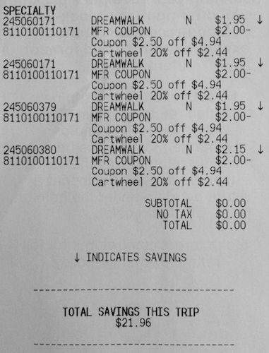 Target Dr Scholls Receipt