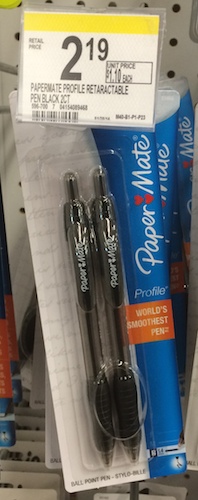 Walgreens Paper Mate Profile Pens