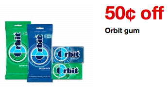 Target Orbit Gum Coupon