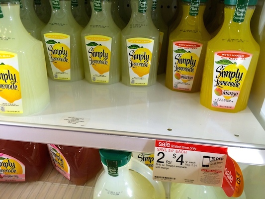 Target Simply Lemonade