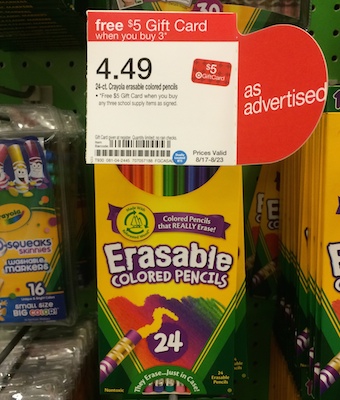 Crayola Erasable Colored Pencils