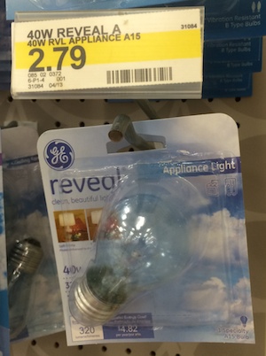 Target GE Reveal Light Bulb