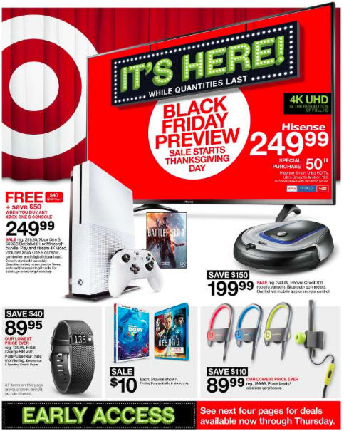 Target Black Friday Ad Released + Early Access Deals